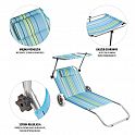 Lehátko se stínítkem NILS Camp NC3330 modré
