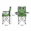 Dětská skládací židle NILS Camp NC3007 žába