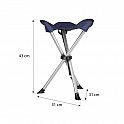 Skládací stolička NILS Camp NC3008 modrá