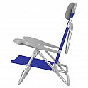 Skládací kempingové křeslo NILS Camp NC3502 šedé/modré
