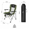 Skládací křeslo NILS Camp NC3701 zelené
