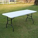 Skládací kempingový stůl NILS Camp NC1618 bílý