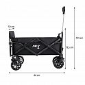 Kempingový vozík NILS Camp NC1608 černý