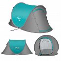 Samorozkládací plážový stan NILS Camp NC3743 tyrkysový