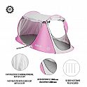 Plážový stan NILS Camp NC3043 růžový