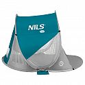 Samorozkládací plážový stan NILS Camp NC3142 modrozelený