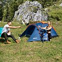 Turistický stan NILS Camp NC6010 Hiker modrý