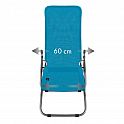 Lehátko NILS Camp NC3017 tyrkysové