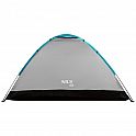 Turistický stan NILS Camp NC3021 šedý