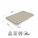 Nafukovací matrace NILS Camp NC2802 béžová 191x137x22 cm
