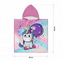 Ručník - pončo z mikrovlákna NILS aqua NAR20 Unicorn