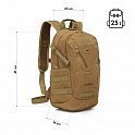 Batoh NILS Camp NC3905 Cobra 25L hnědý