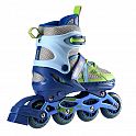 Kolečkové brusle NILS Extreme NJ1828A modro-zelené