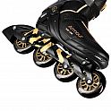Kolečkové brusle NILS Extreme NA22151 Armour černá-zlatá