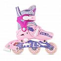 Kolečkové brusle NILS Extreme NA13102 růžové