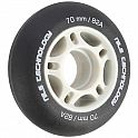 Matná kolečka NILS Extreme PU 70x24 82A, černá, 4 ks