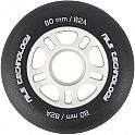 Matná kolečka NILS Extreme PU 80x24 82A, černá, 4 ks