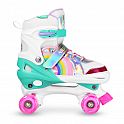 Quad kolečkové brusle NILS Extreme NQ0187 duhové