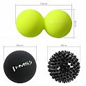 Sada masážních míčků Lacrosse Ball HMS BLS01