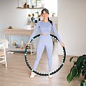 Masážní hula hoop obruč HMS HHP006 98 cm