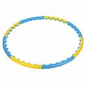 Hula hoop obruč HMS HHP022 žluto-modrá, 110 cm
