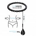 Masážní hula hoop HMS HHW02 se závažím černá