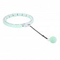 Masážní hula hoop HMS HHW06 se závažím a počítadlem zelená