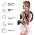 Masážní hula hoop HMS HHW06 se závažím a počítadlem černá