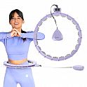 Masážní hula hoop HMS HHM14 se závažím a počítadlem fialová