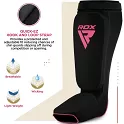 RDX Chrániče holení a nártů SIB HOSIERY SHIN INSTEP GUARD FOAM, černo růžové S - S