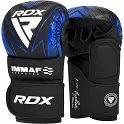 RDX Grapplingové rukavice SHOOTER, schválené IMMAF, modré 3XL - 3XL