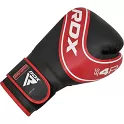 RDX Dětské boxerské rukavice 4B Robo, červeno černé, 6 oz - 6