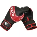 RDX Dětské boxerské rukavice 4B Robo, červeno černé, 6 oz - 6