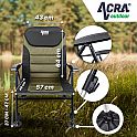 ACRA Outdoor Comfort křeslo s nastavitelnou tuhostí sedáku