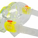 Šnorchlovací set 3 v 1, DĚTSKÝ, ŽLUTÝ, obsahuje masku, ploutve a šnorchl