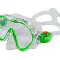 Šnorchlovací set 2 v 1, DĚTSKÝ, ZELENÝ, obsahuje masku a šnorchl