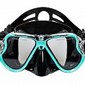 Šnorchlovací set 3 v 1, TYRKYSOVÝ, L/XL, ploutve 42-47, maska, šnorchl