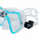 Šnorchlovací set 3 v 1, SVĚTLE MODRÝ, L/XL, ploutve 42-47, maska, šnorchl