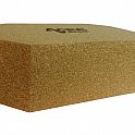 Cork wood yoga block 22.2x14,5x7.5cm