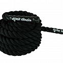 Posilovací lano černé 9m x 38mm