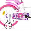 Dětské kolo Dino bikes FAIRY Bílo-růžový potisk 16"
