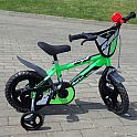 Dětské kolo Dino 12" zelené