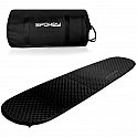 Spokey RAMBLER Samonafukovací karimatka, 180 x 50 x 3 cm, R-Value 3.6, černá