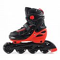Kolečkové brusle 3v1 Spiderman, černo-červené, 34-37
