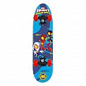 Skateboard Spiderman, červený