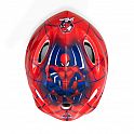 Cyklistická helma Spiderman, červená, 52-56cm
