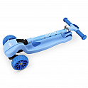 Spokey HOPI Skládací dětská tříkolka se svítícími kolečky, modrá