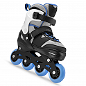 Spokey TRIXIE Dětské kolečkové brusle, černo-modré, vel. 31-42