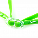 Spokey SPARKI Zrcadlové plavecké brýle s vyměnitelným nosníkem, zelené