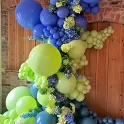 Dekorační pastelové balonky limetkově zelené 30 cm/12" 100 ks